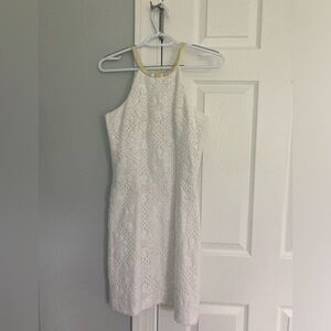 Lilly Pulitzer, pearl shift, white, size 0